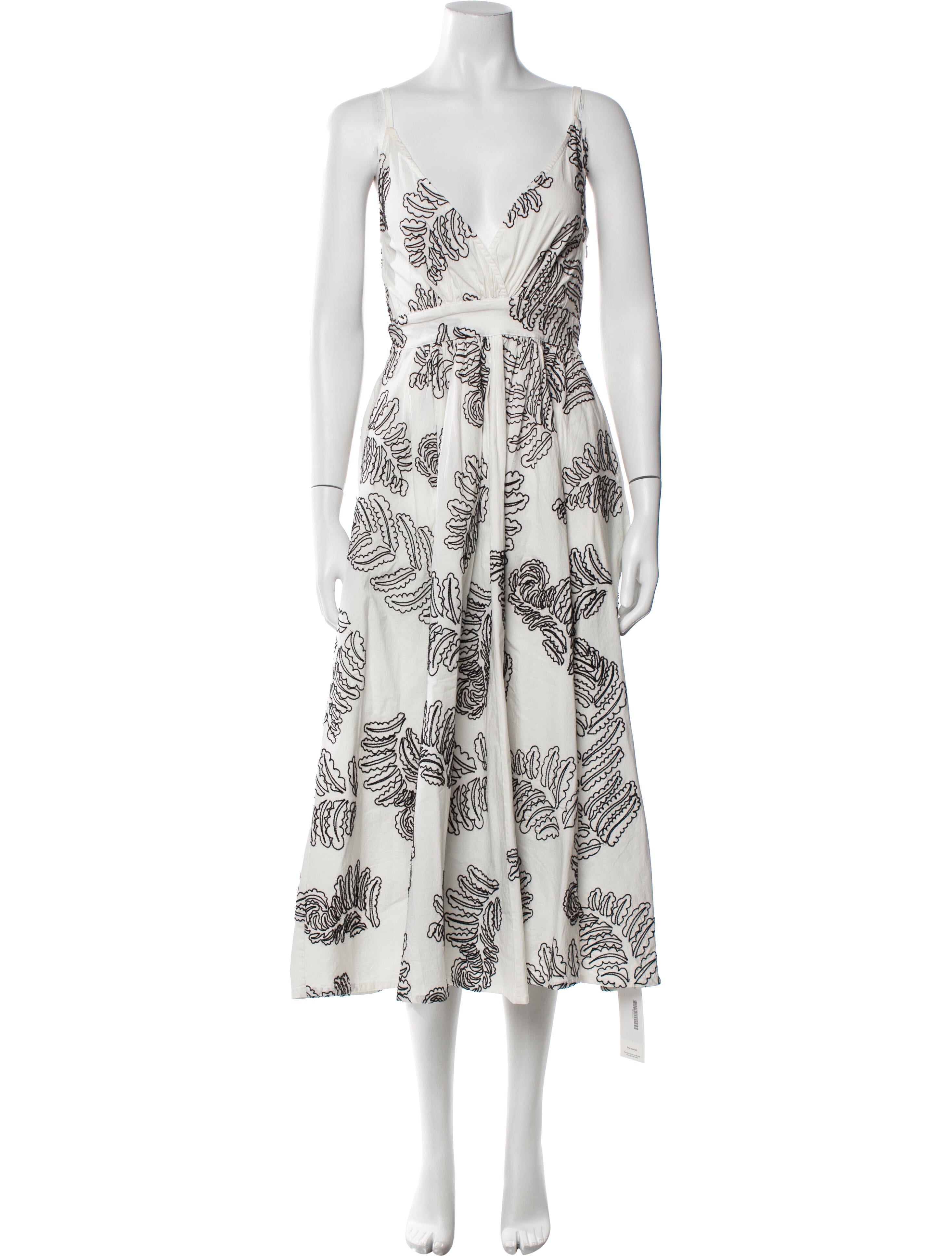 Solid & Striped Printed Long Dress